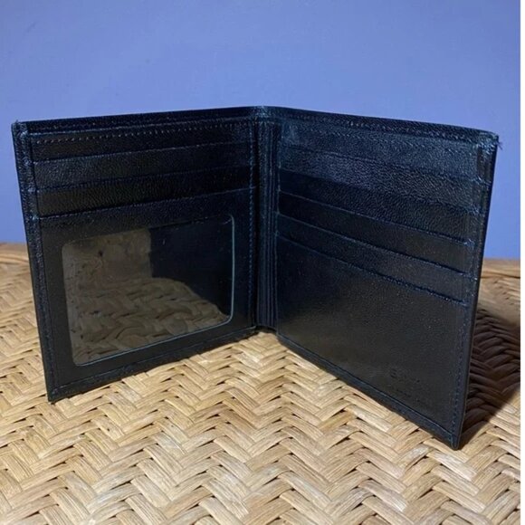 Buxton Men's Black Leather Wallet - Picture 2 of 10